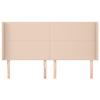 VidaXL Tête de lit avec oreilles Cappuccino 163x16x118-128 cm3119401