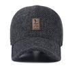 Unisex Letter Label Baseball Caps Winter Thicken Warm Hats Outdoor Adjustable Casual Hats Hip Hop Caps