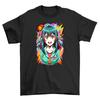 Angry Anime Girl Green Hair - Funny T-Shirt Mens Womens Tees Top for Otakus! Unisex Design, 100% Cott