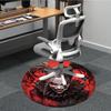1pz Tappeto Rotondo Joker Clown per Ufficio, Sotto Sedie da Ufficio Camera da Letto Soggiorno Decorazione per la Casa, Decorazione Stanza, Disponibile in Varie Misure