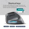 Wireless Gaming Mouse Rechargeable Bluetooth Mouse with LED Screen 2.4GHz/Bluetooth,3200DPI Wireless Gaming Mouse for Laptop,PC