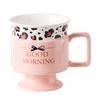 European Ceramic Mug Goblet Office Drinking Cup Coffee Cup Breakfast Cup Souvenir Ladies Water Cup