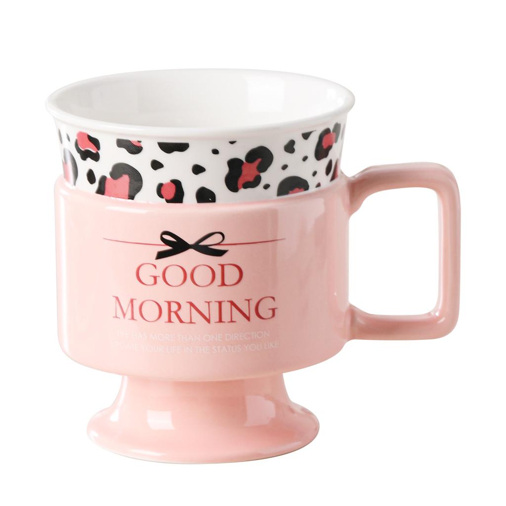 European Ceramic Mug Goblet Office Drinking Cup Coffee Cup Breakfast Cup Souvenir Ladies Water Cup