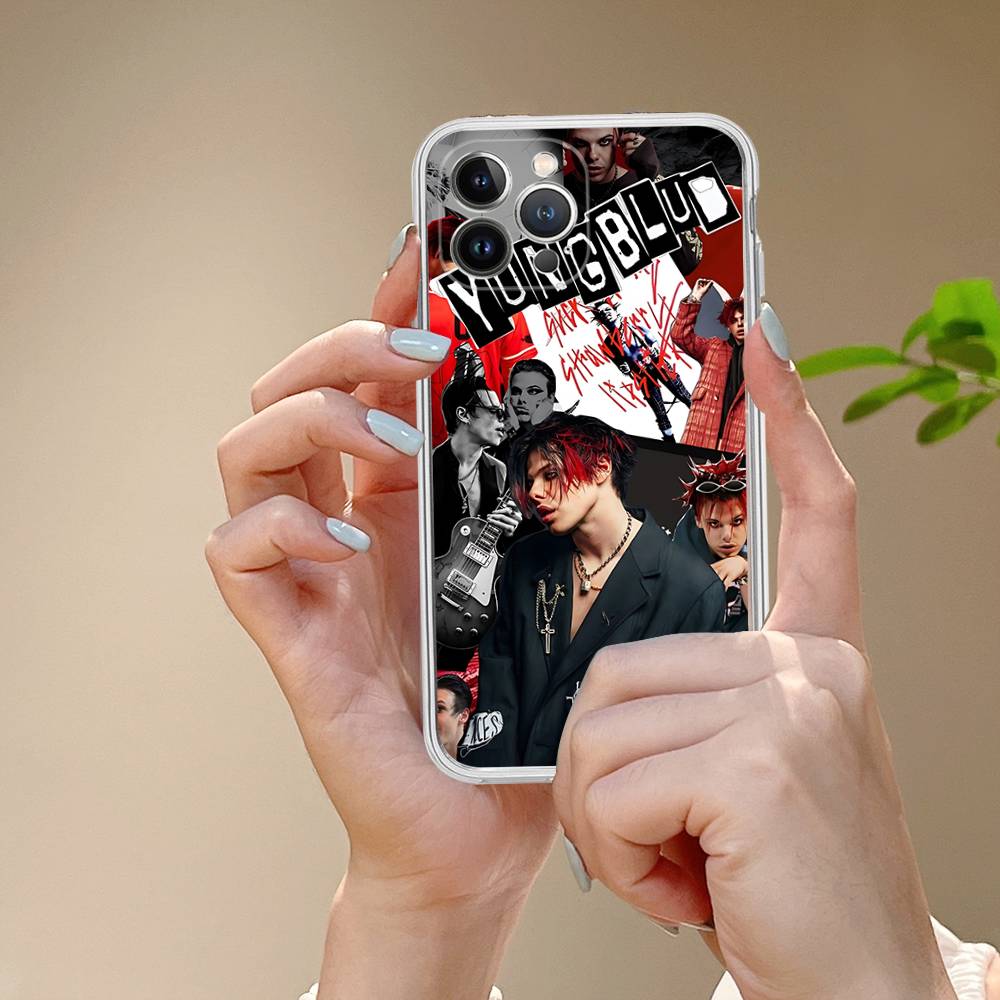 

Y-Yungblud Hot Singer Phone Case For IPhone 17 16 15 Plus 14 13 Mini 12 11 Pro Max Soft Shell Cover iPhone 15 plus