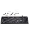 BORN IN WAR DY-902 USB Wired Keyboard