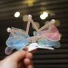 Kids' 3D Bow Princess Hair Clips with Rhinestones - Gradient Color Dress Accessories