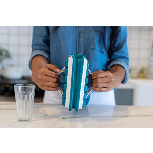 Officially Imported and Distributed by Icebreaker, a Danish, Scandinavian-inspired, compact, odor-resistant ice tray/ice maker (ICBP-WB).