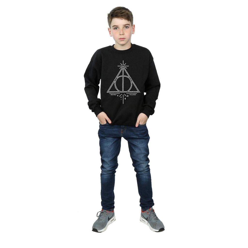 Harry Potter Boys Deathly Hallows Symbol Sweatshirt