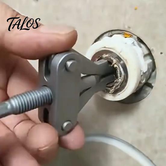 Outil d'extraction de tuyau cassé avec queue hexagonale pour tuyau de 1/2" 3/4" 1", extracteur pour vis, boulon, filetage, vanne, maintenance de plomberie avec