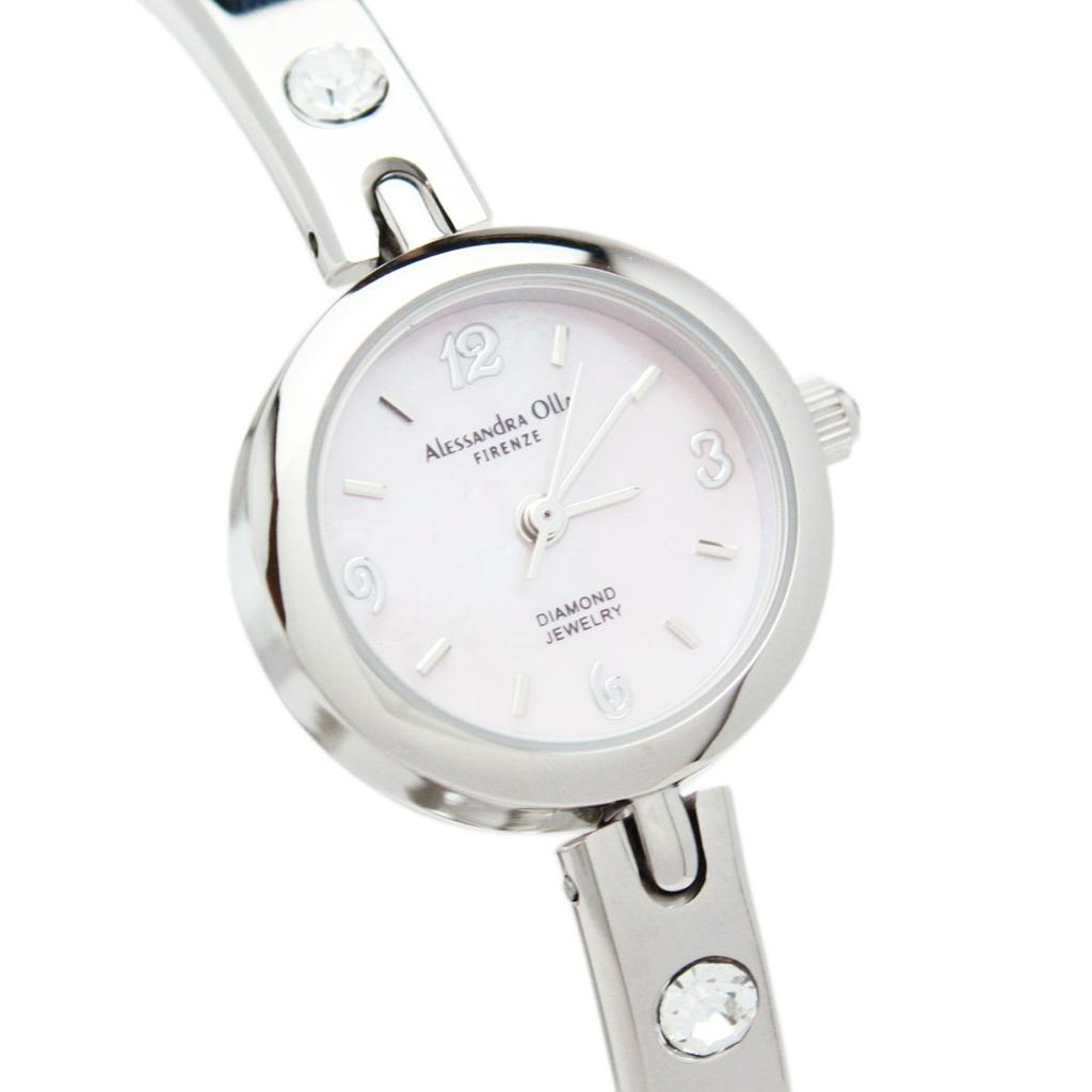 Alessandra Aura Silber Armbanduhr AO-7350-2