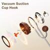 Hook Load-Bearing Non-Slip Wall Hook with Vacuum Suction Cup Reusable Wall Hook for Bathroom Kitchen Porch