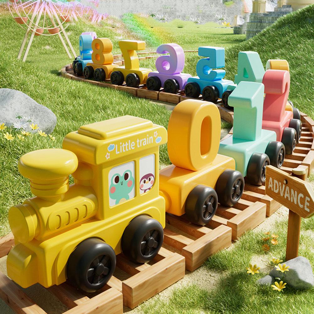 Magnetic Number Train Set Digital Learning Educational Toys Number Counting Color Sorting Preschool Learning Train Toy