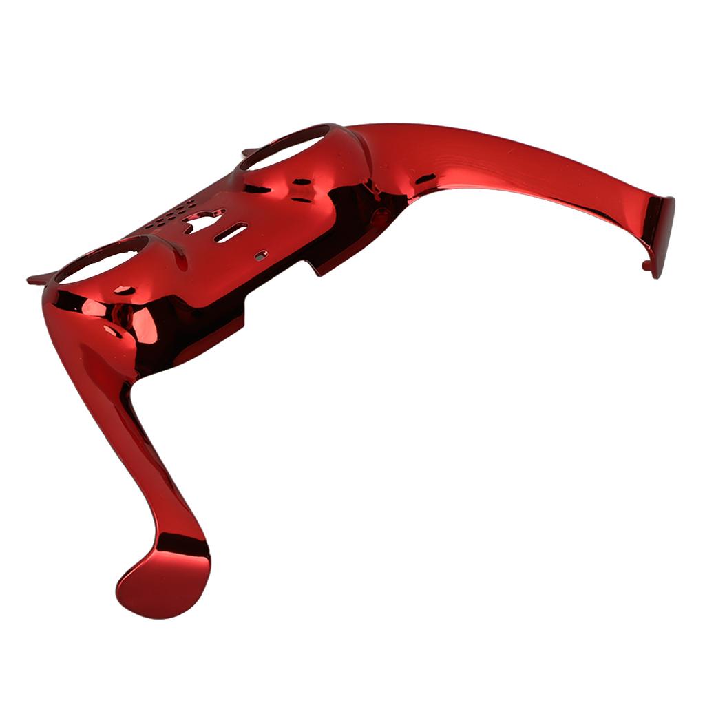 Pour Manette PS5 Façade DIY Clips de Remplacement Coque Accessoires de Décoration avec Joysticks Rouges