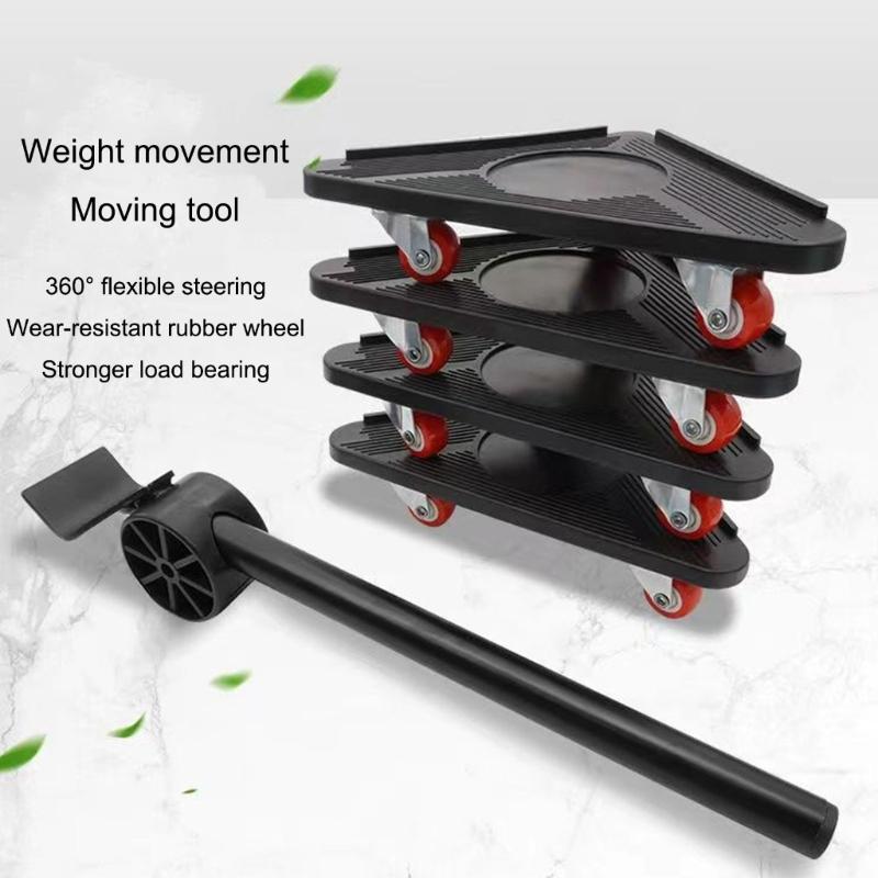 Furniture Lifter Tool Set Easy Moving Portable Sturdy Sliders for Hardwood Floor and Carpets for Home Office Appliance