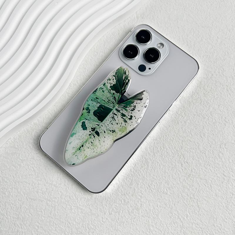 

Портативная складная акриловая подставка для телефона в виде листа растения