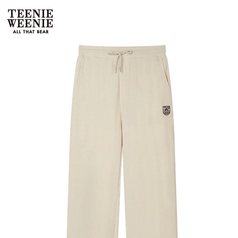 Teenie Weenie Bear Women's Relaxed Chenille Straight-Leg Casual Pants