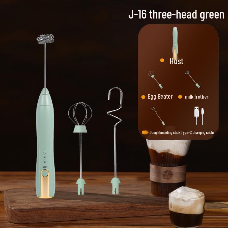 Portable Rechargeable Handheld Electric Milk Frother & Coffee Mixer