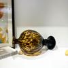Glass Vase Leopard Print Vintage Glass Jar Flower Arrangement Accessories Gourd Flower Vase Terrarium Home Decoration