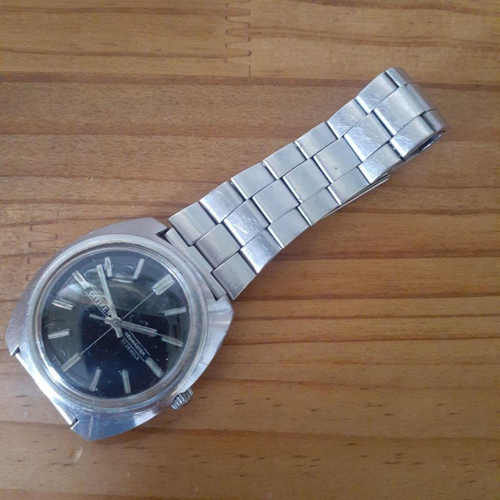 Used CITIZEN NEWMASTER 21JEWELS Manual Winding Watch