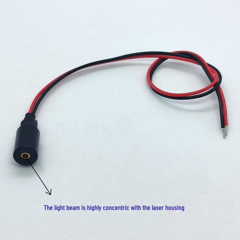 High Precision 650nm 1mW Red Laser Module with 6x9mm Dot Lens