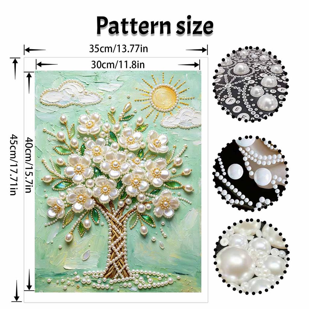 Flower Pearl Painting Handmade Diy Pearl Art Painting Stickers Home Decoration Gifts.