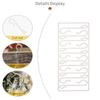 10Pcs Creative Christmas S-Shaped Hook Xmas Tree Balls S Hanger Organizer Hanging Hooks Pendant Multi-function