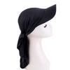 1Pcs Women Classic Solid ColorTurban Hat Outdoor Femme Brim Sunshade Hats Curved Hat  Baseball Cap Sun Hats Headscarf Scarf