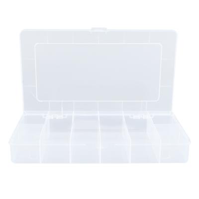 Compartment Parts Box Transparent Grids PP Jewelry Screw Organizer Container Storage Box