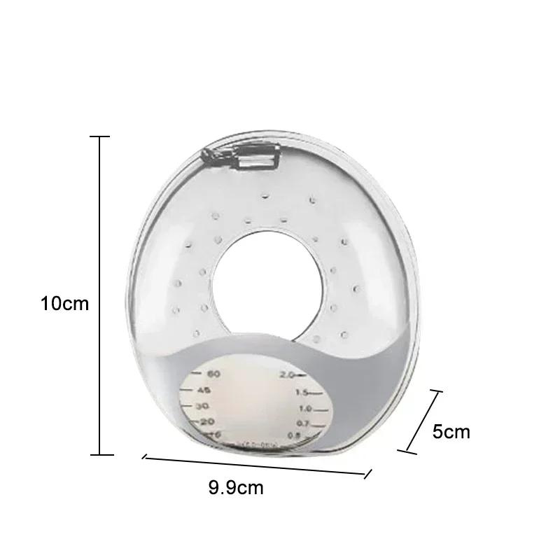 New Silicone Mother'S Milk Collector With Scale Wearable Anti Spill Breast Pads Nipple Pain Protector Maternity Breastfeeding