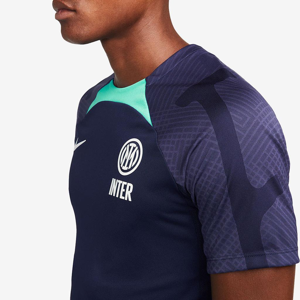 Nike Inter Milan Dri-Fit Strike 22/23 Season Round Neck Slim Fit Sweat-Wicking Quick-Dry Football Shirt Men Tops DM2625-499