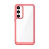 For Samsung A55 Case Cover Samsung A55 Capas Colour Frame Shockproof Phone Bumper Transparent Clear Samsung Galaxy A 55 A55 5G