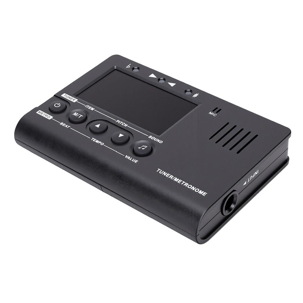 3-in-1 Digitales Metronom Stimmgerät für Instrumente Gitarre Violine Bass Ukulele Trompete Flöte Klarinette Präzise Chromatisch