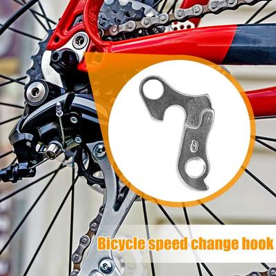 5Pcs Bicycle Bike Rear Derailleur Tail Hook with 2 Screws Extender Hanger Adaptor Bike Transmission Accessories for MTB Parts