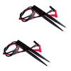 2PCS SMD LCR Chip Test Clip Capacitance Inductor Resistance Test Clip Meter Lead Probe Multimeter Tweezer