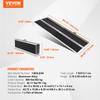 SucceBuy Portable Wheelchair Ramp Non-Slip Aluminum Folding Threshold Ramp Foldable Mobility Scooter Ramp Wheel Chair Ramp