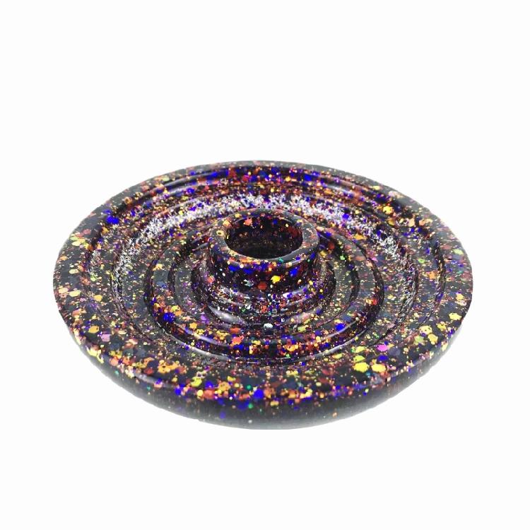 Round Candlestick Mold Color Concentrate Holder Mold Gypsum Candle Holder Mold