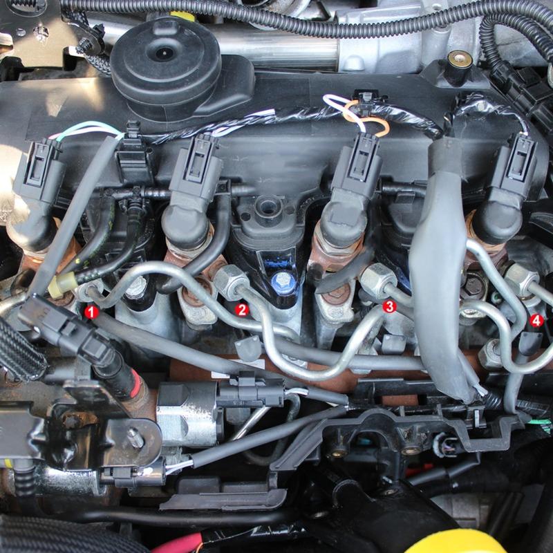 4PCS Diesel Heater Nickel Plating Glow Plugs For Dacia Logan 1.5DCi 110655687R 8200682592 2012 2013 2014 2015 2016 2017 -