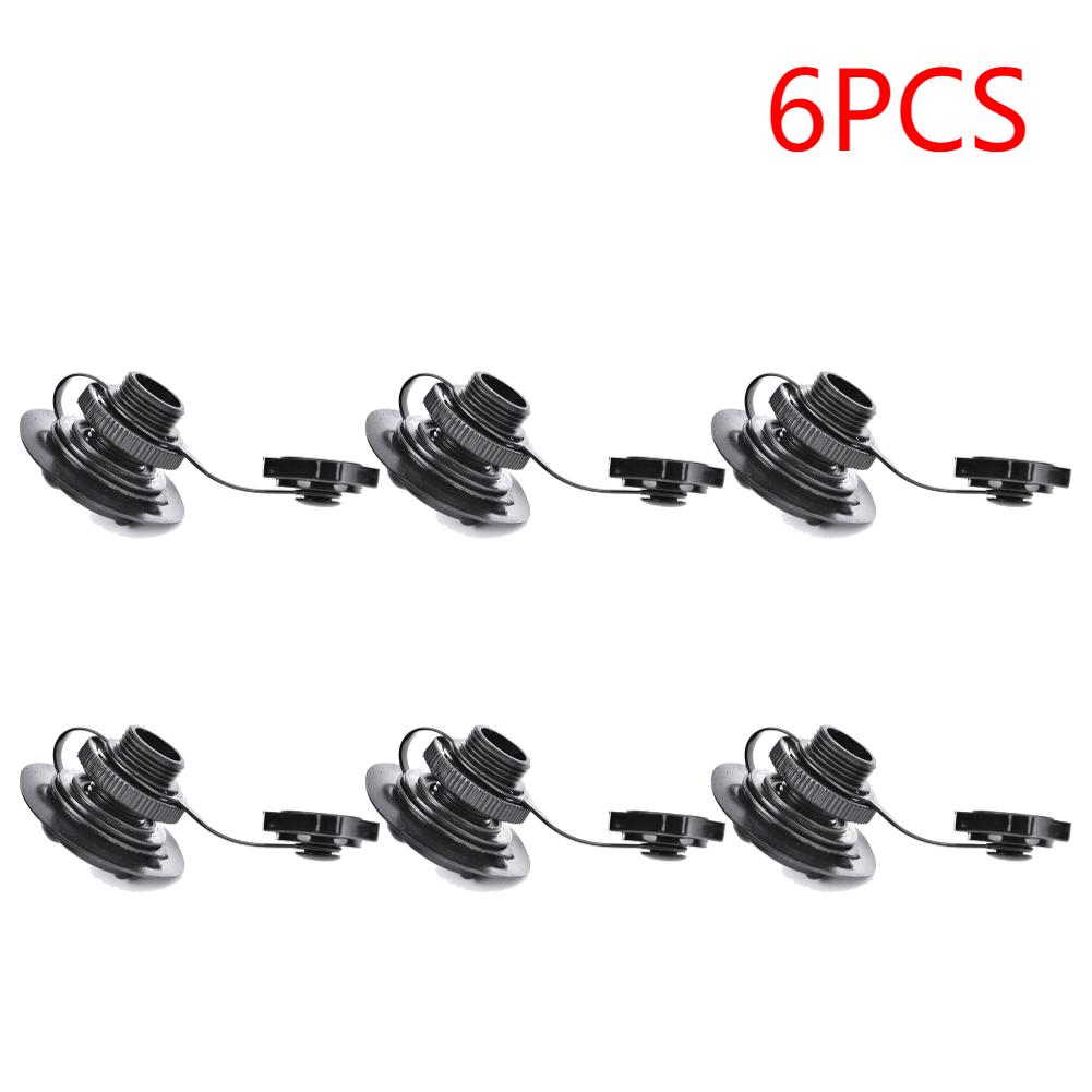 3-10PCS 2 in 1 Kayak Safety Air Valve Nozzle Caps Plug for Inflatable Boat Kayak Airbed Pump Adapter Converter Boat Accessories
