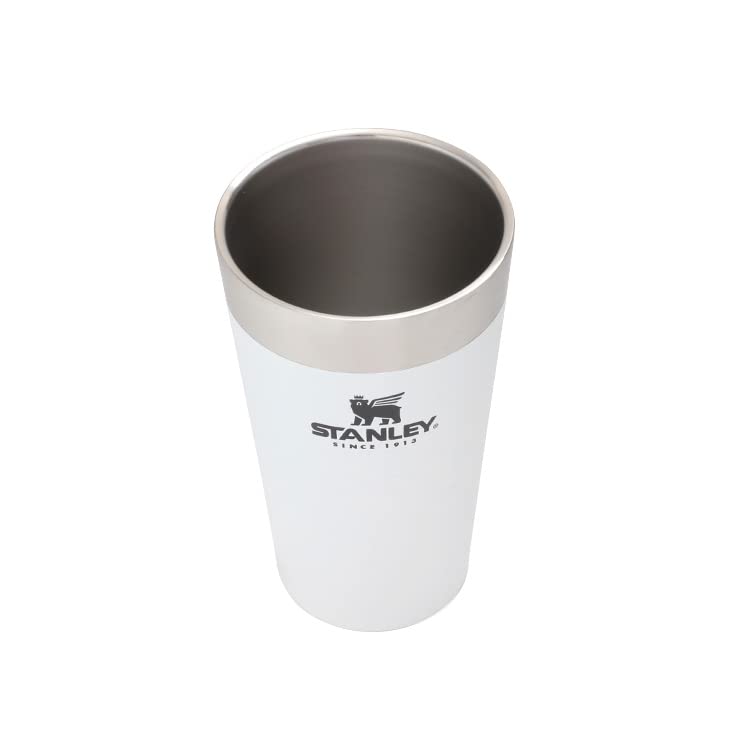 Stanley Adventure Stapelbarer Vakuum-Pint, 0,47 l, Polar, Stapelbarer Bier-Pint (10-02282-059) [Parallelimport]