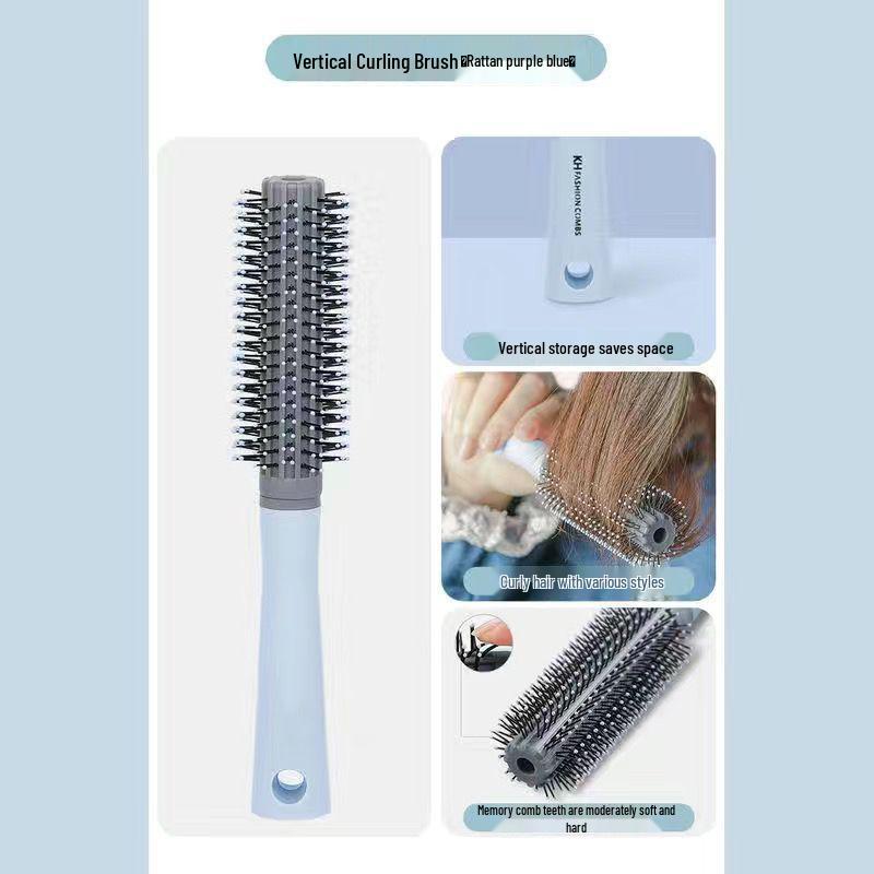 

Large Curved Hairbrush with Airbag, Scalp Massage, Men s Fluffy Comb, Curling and Styling Vent Brush.