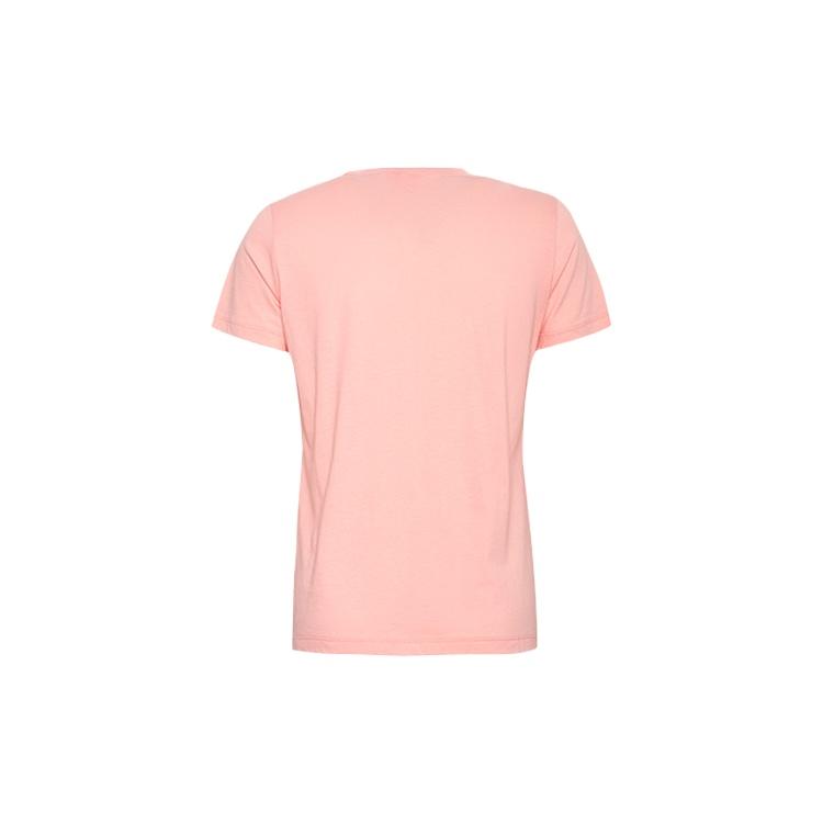(WMNS) Converse Classic Logo Printing Short Sleeve Pink Women's 10009152-A11