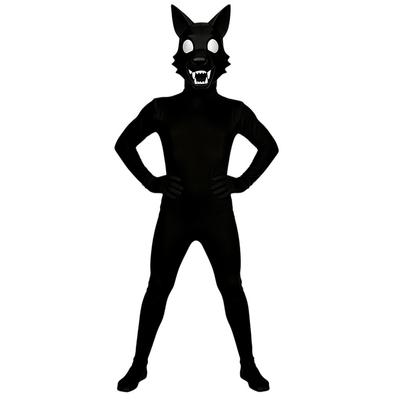 99 Nocní Les Černá Vlčí Hlava Kostýmy Dospělí Děti Halloween Zvířecí Kombinézy Cosplay Exploze