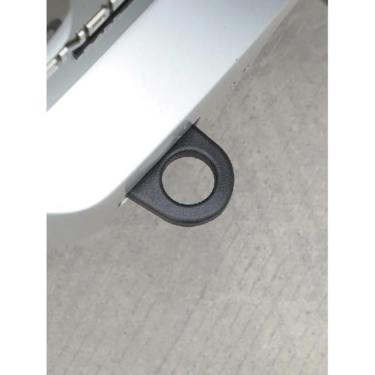 For Land Rover Defender 110 2020-2025 TPE Car Iron Tow Hook Rescue Rear Trailer Hook Protective Decorative Accessories