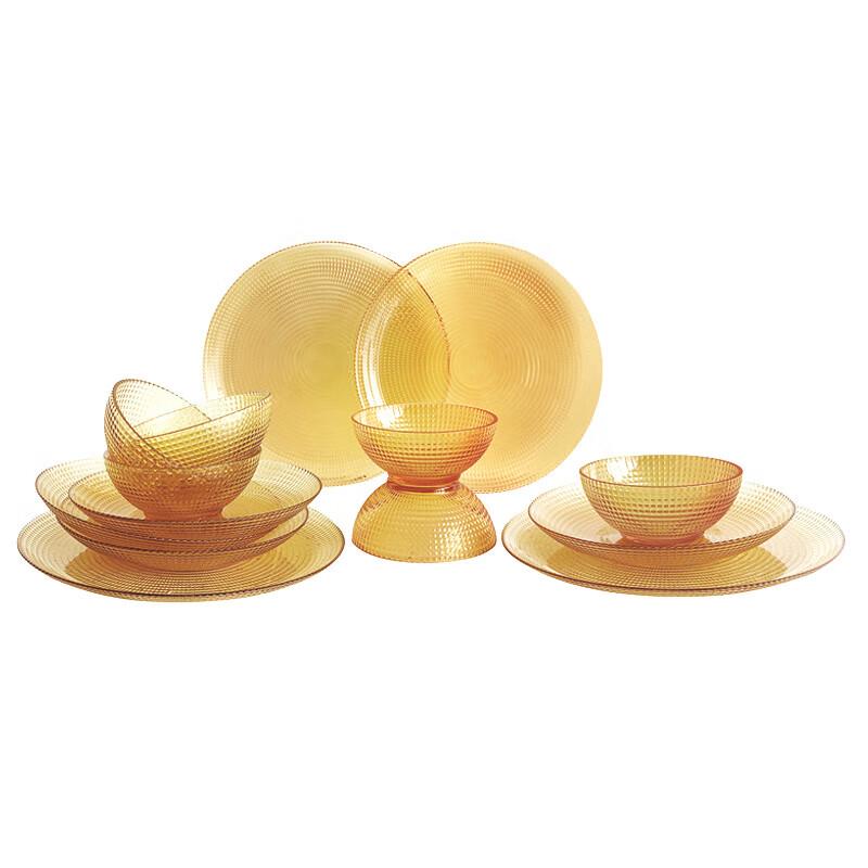 VISIONS 16-Piece Glass Tableware Set