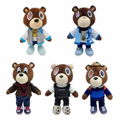 Nuovo 25-30CM Kanye Bear Peluche Bambola di Alta Qualità Carina Bambola di Peluche Regalo di Compleanno per Bambini