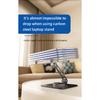 Meewoo Tablet Stand 360°Rotate for Foldable iPad Stand Height Adjustable Tablet Holder for 4-12.9in