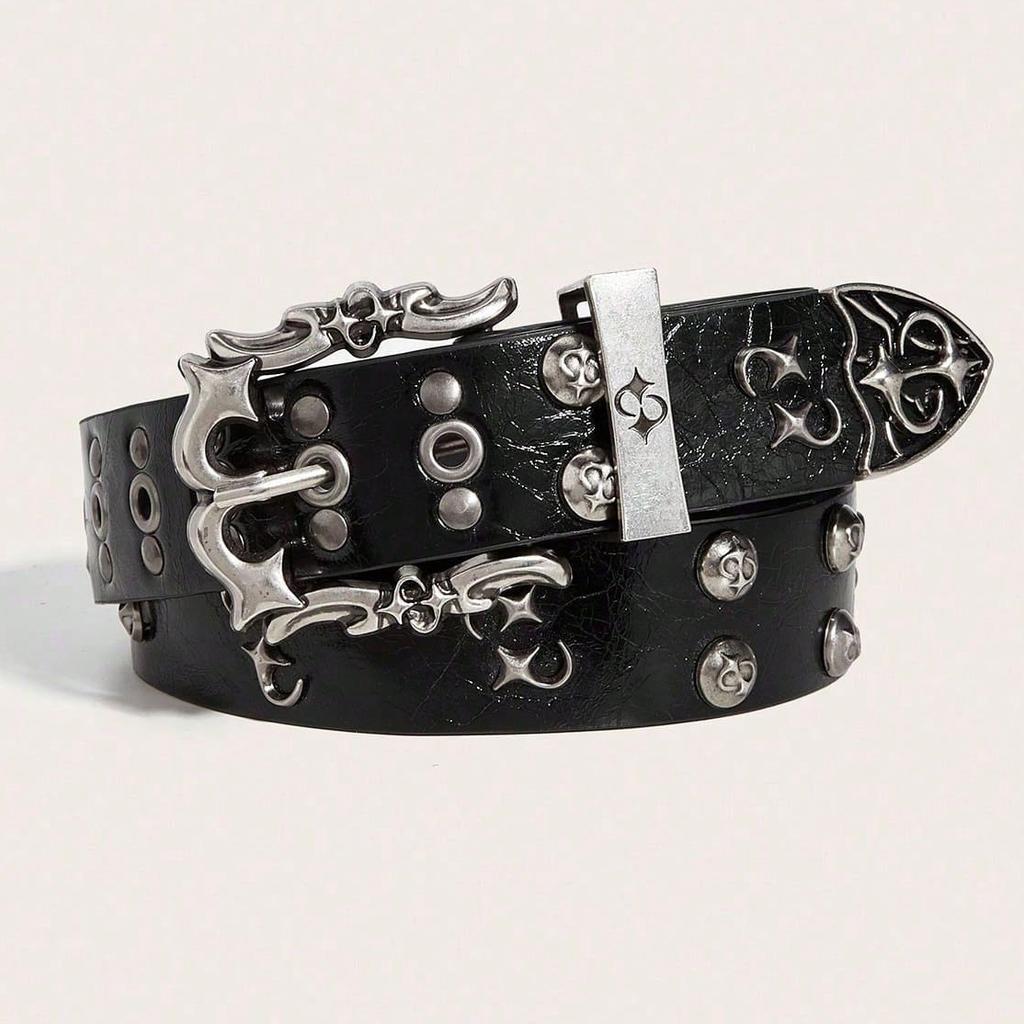 Retro Men's Belt Bohemian Style - Fashion Personalized Belt for Men Women Punk Rock Y2K Belts - for Jeans, Dresses & Casual Wear