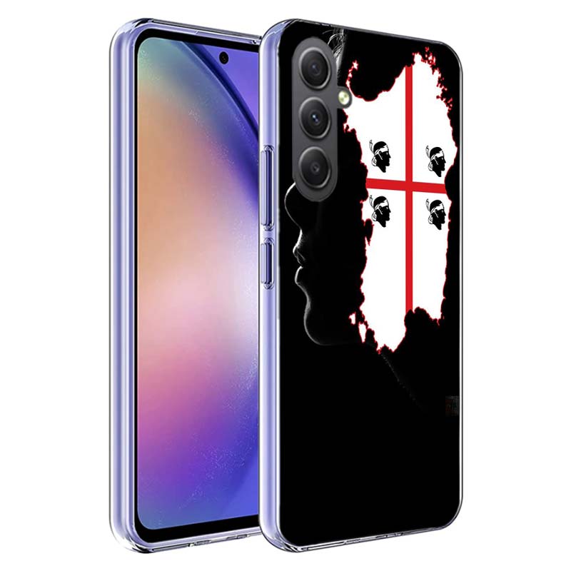 Flag of Sardinia Phone Case for Samsung A17 A37 A57 A07 A16 A26 A36 A56 A06 A02S A12 A22 A32 A52S A04S A14 A24 A34 A54 A03 A13 A