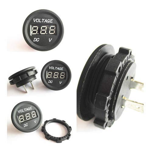Waterproof LED Digital Voltmeter Voltage Display DC3.0-30V Multimeter 12V/24V Voltage