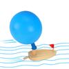 Wooden Balloon Powered Boat Science Experiment Learning Classic Educational Children Early Development Toys Kids Bath Toys